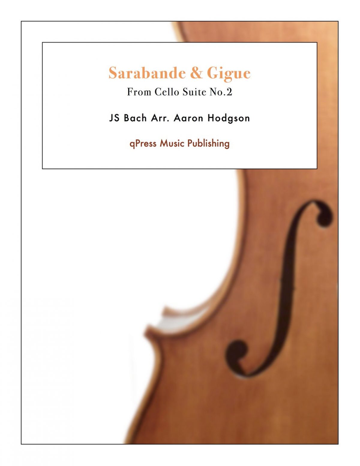Bach, Sarabande & Gigue (Hodgson)-p1