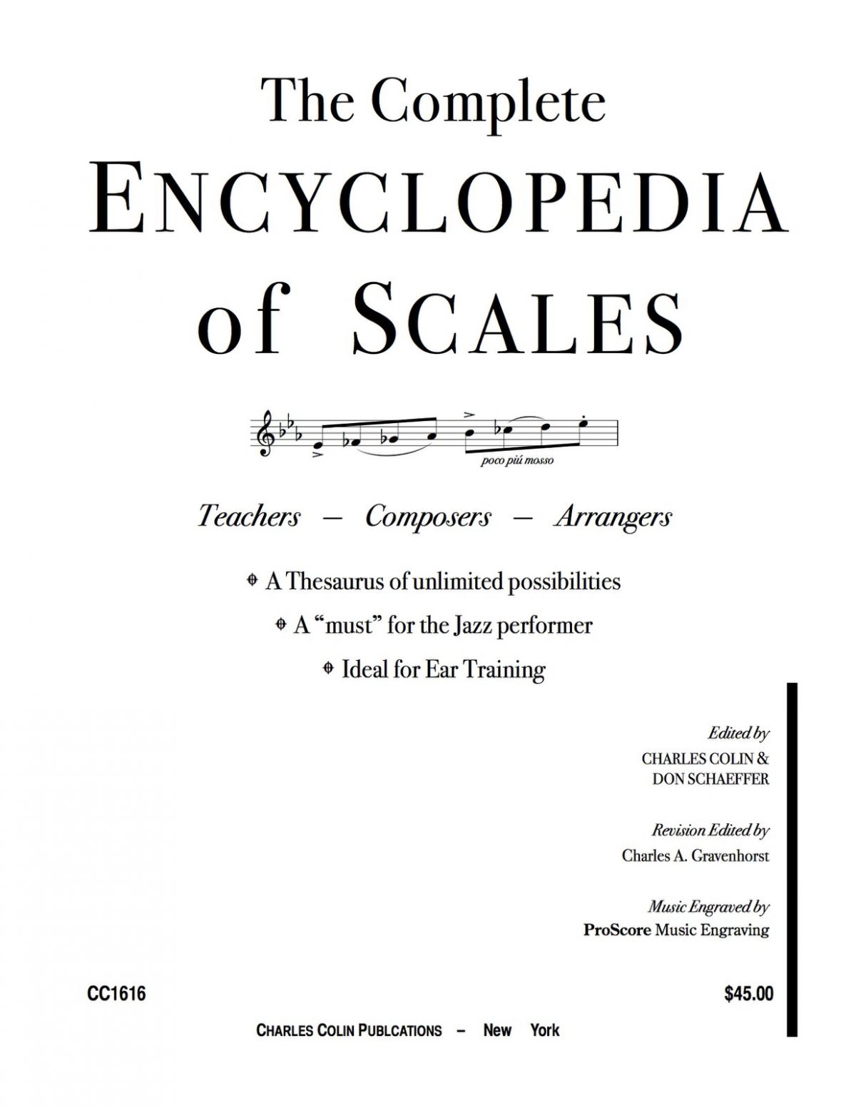 Colin, Complete Encyclopedia of Scales PDF