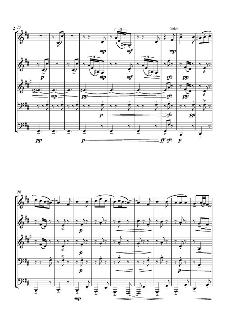 De Falla Seven Songs Brass Quintet PDF