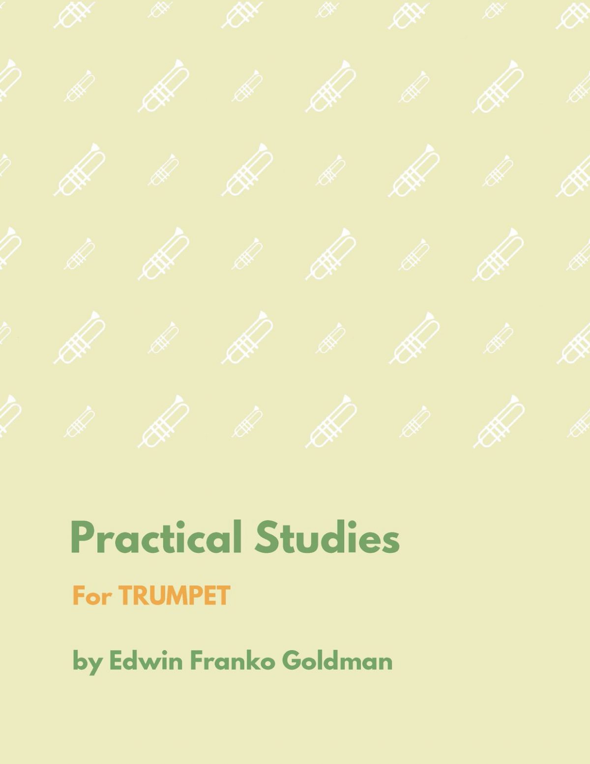 Goldman, Practical Studies For Trumpet-p01