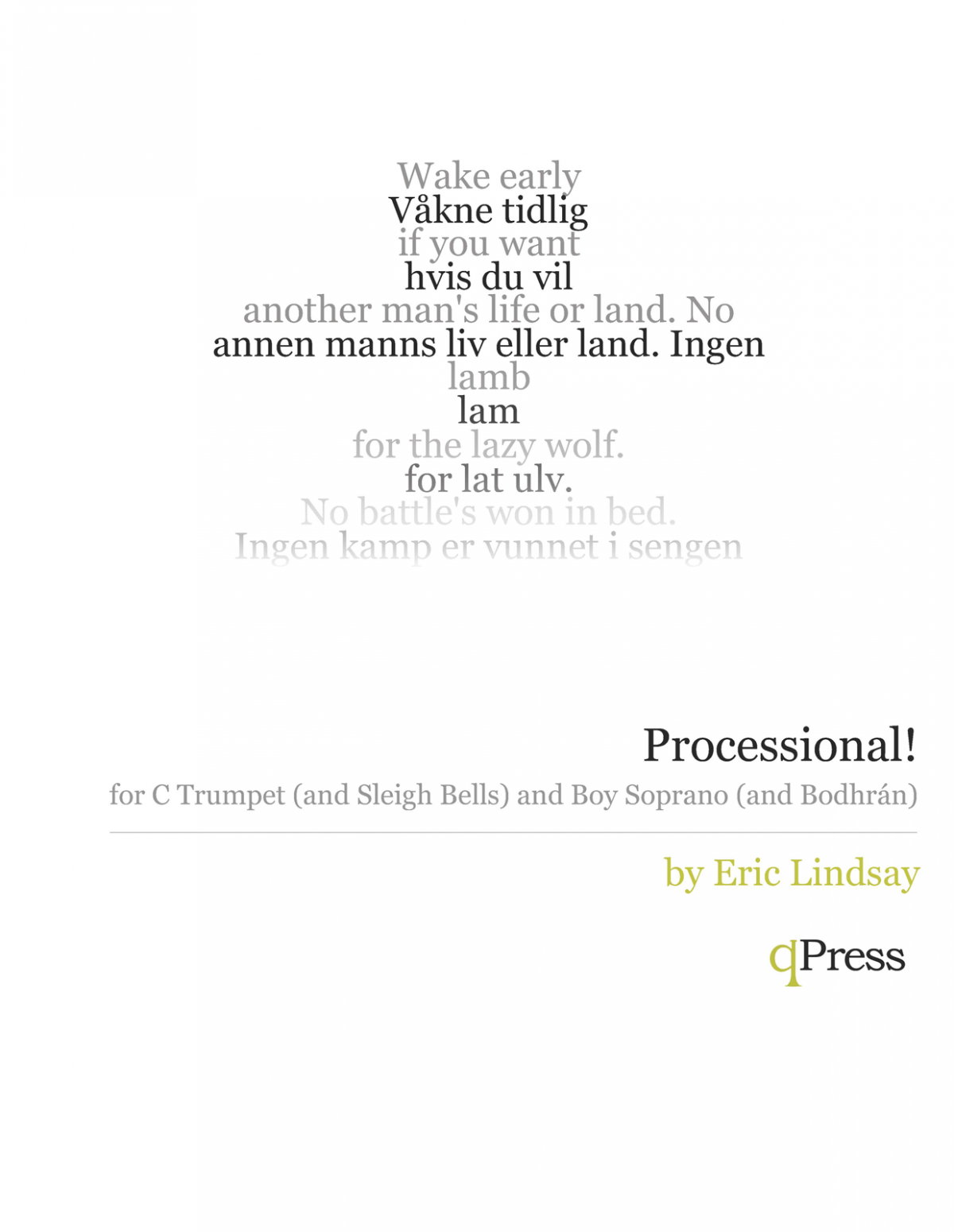 Processional! Eric LIndsay PDF