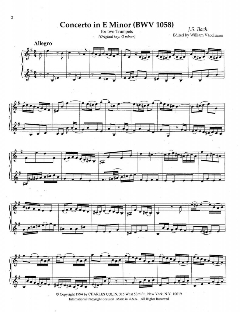 Concerto in A Minor (Bach)