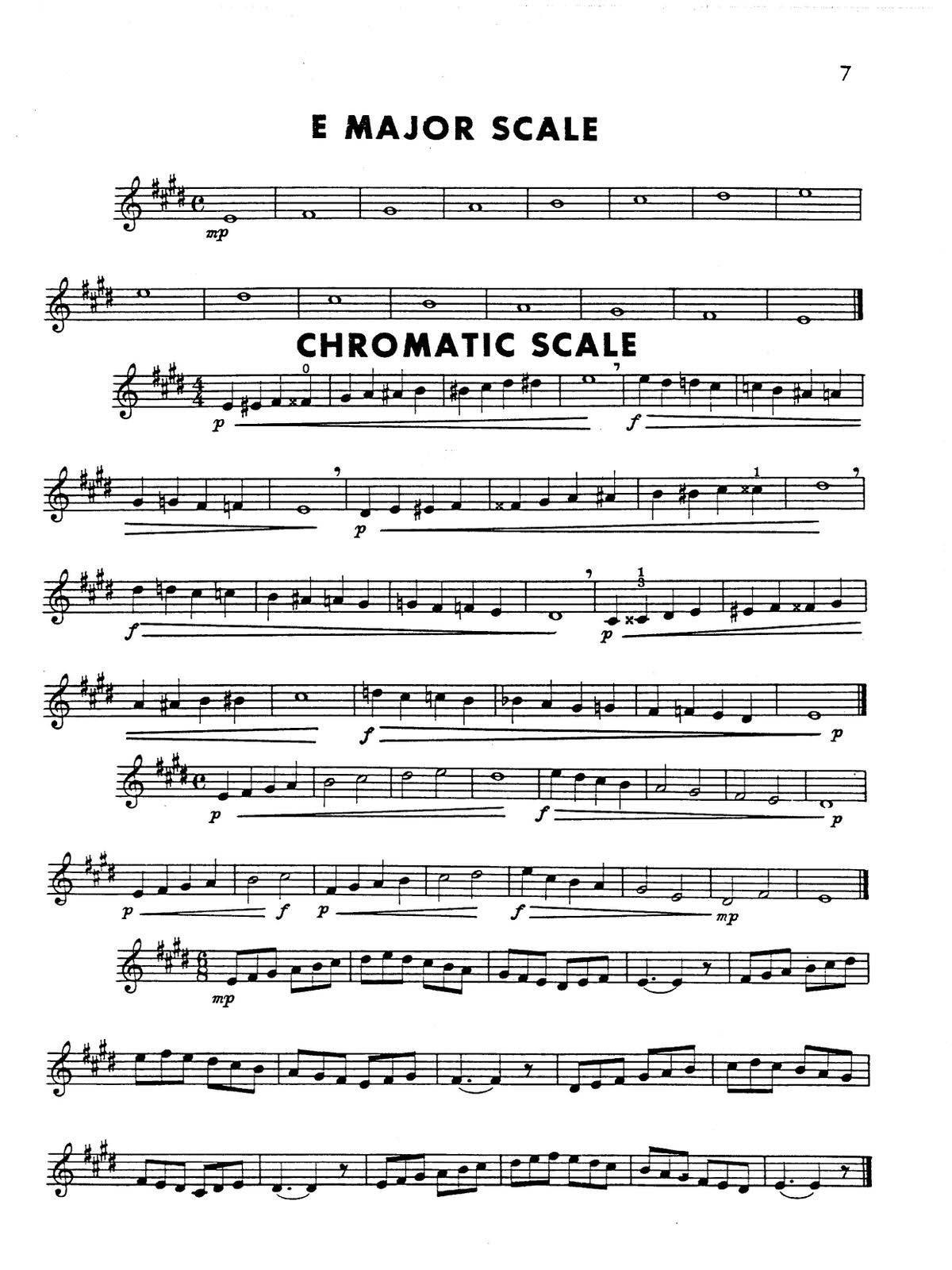 chromatic scale trumpet