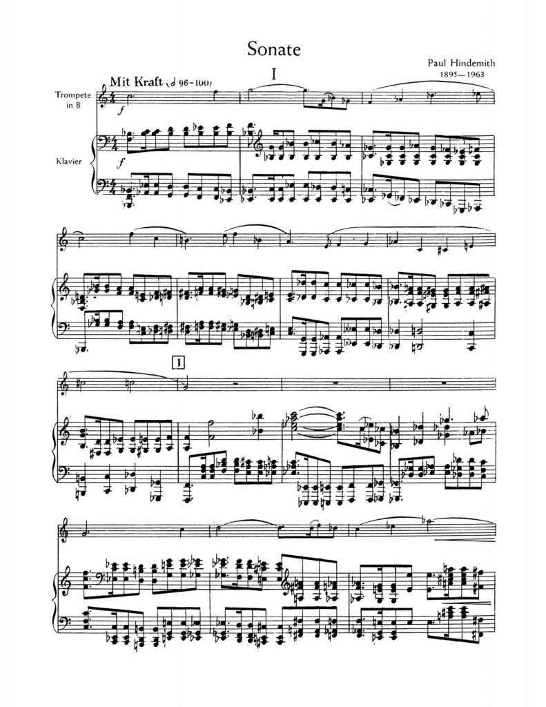 Hindemith, Paul Trumpet Sonata PDF