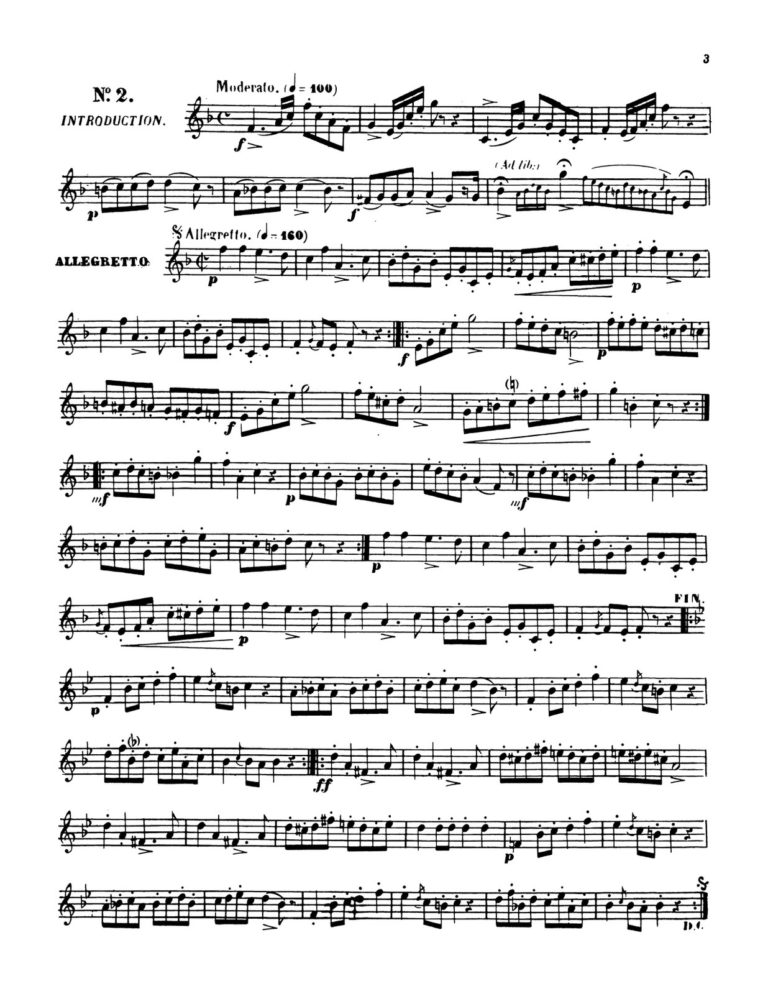 Clodomir, Modern Trumpet School 3, 20 Cute Studies-p03