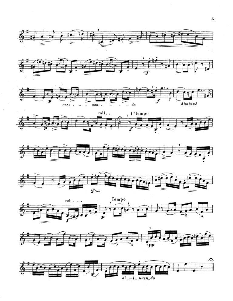 Clodomir, Modern Trumpet School 4, 12 Charateristic Studies-p03