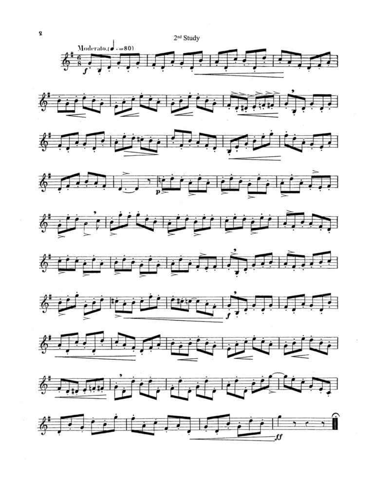 Clodomir, Modern Trumpet School 5, 20 Technical Studies-p04
