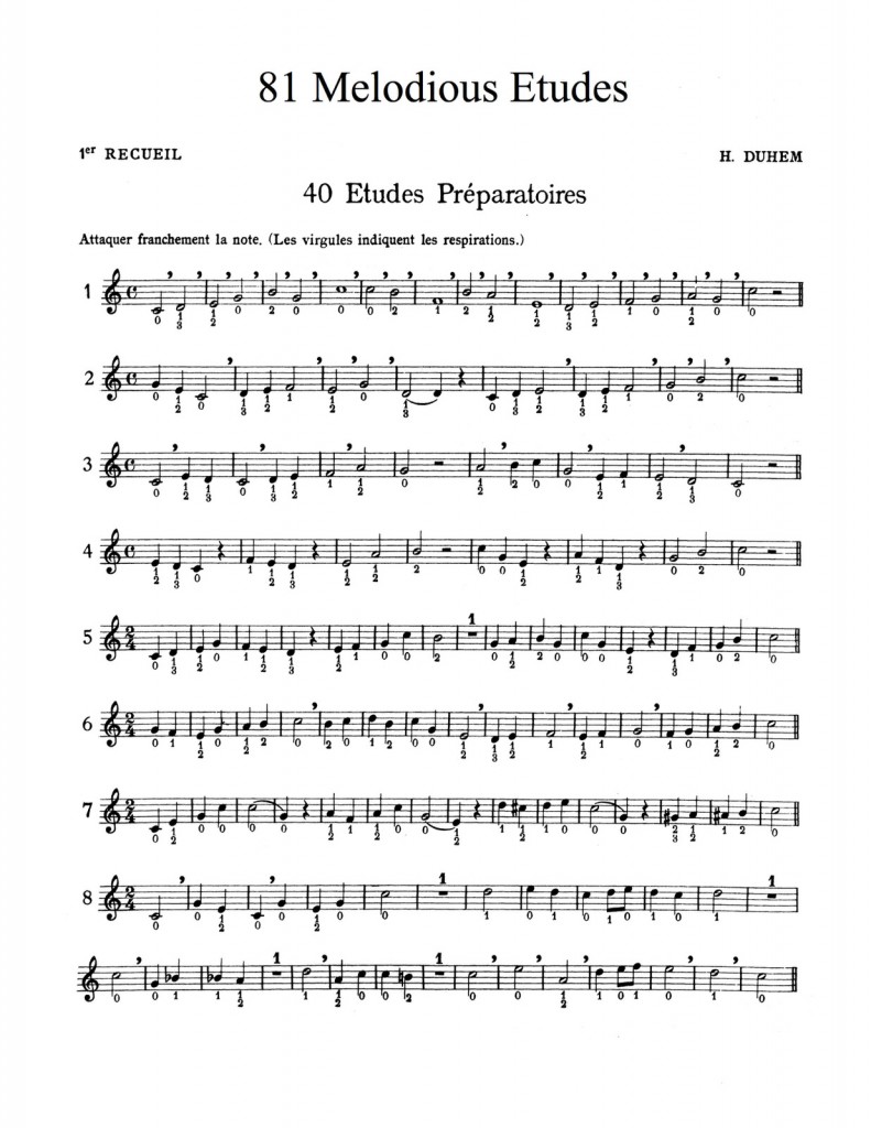 Duhem, Vol.1 81 Melodious Etudes PDF