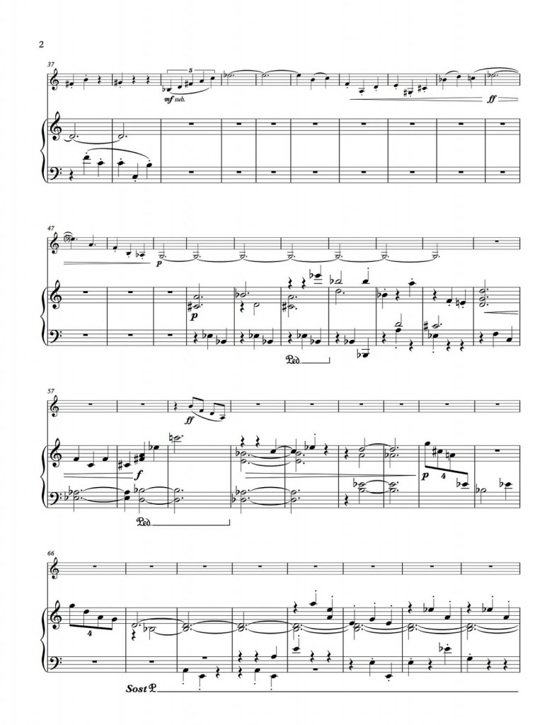 Moresca, Piano Score 3