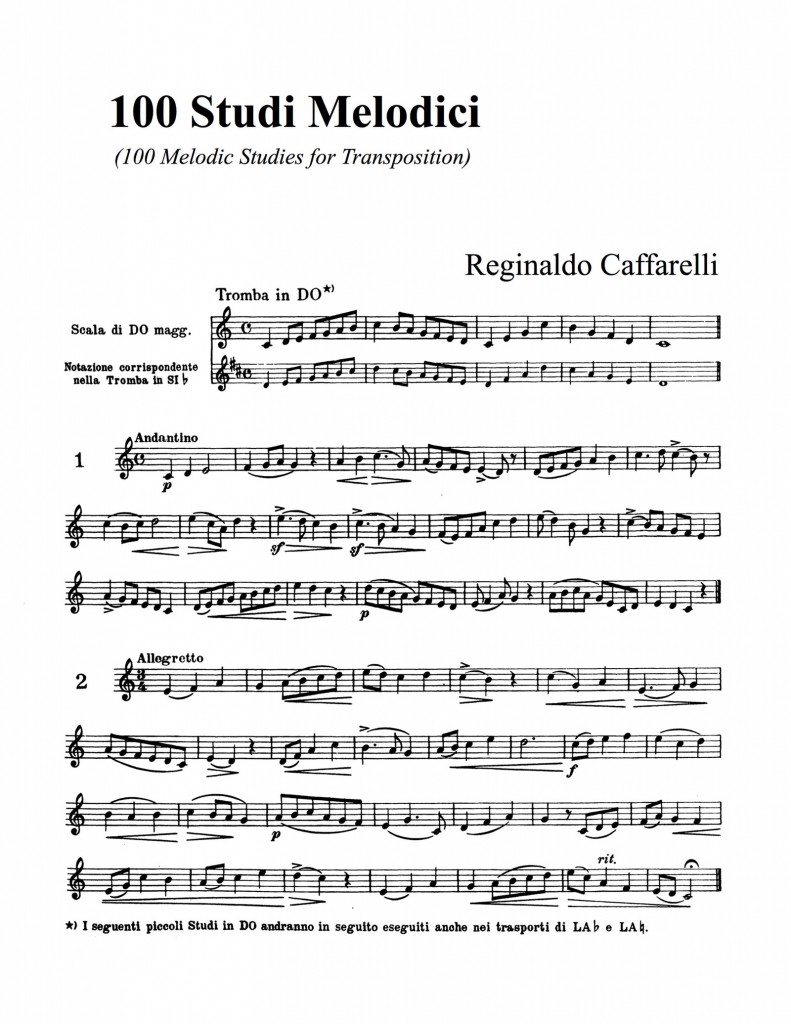 Caffarelli, 100 Studi Melodici 2