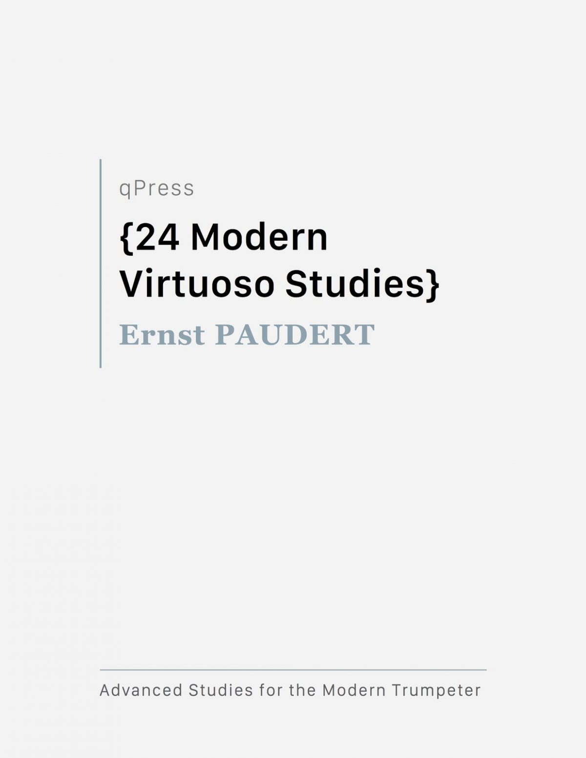 Paudert, 24 Modern Virtuoso Studies-p01