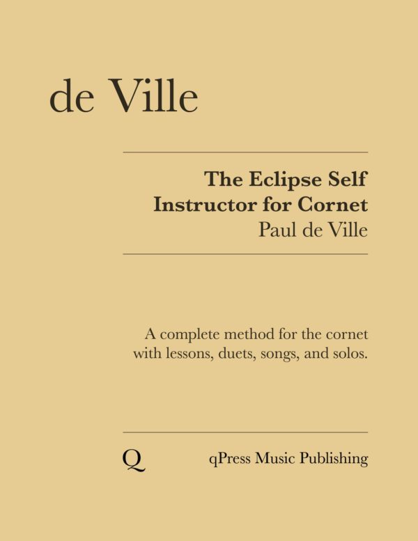 De Ville, Paul, The Eclipse Self Instructor for Cornet-p01