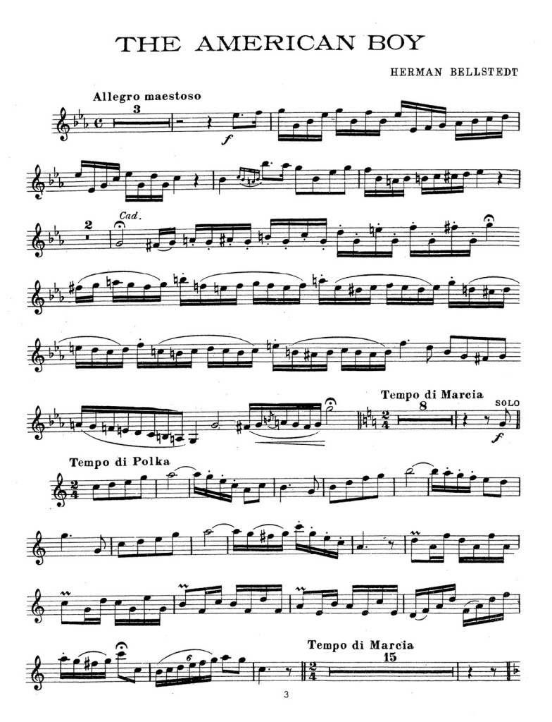 Bellstedt, Solos for Trumpet 3