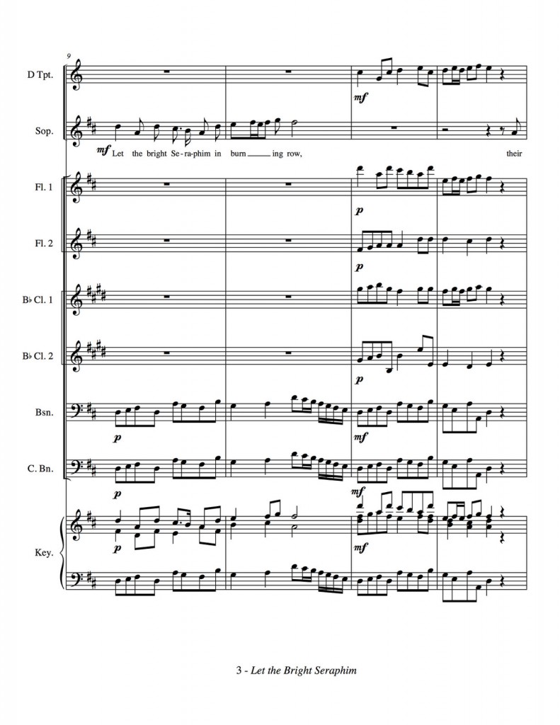 Handel, Let the Bright Seraphim Winds 4