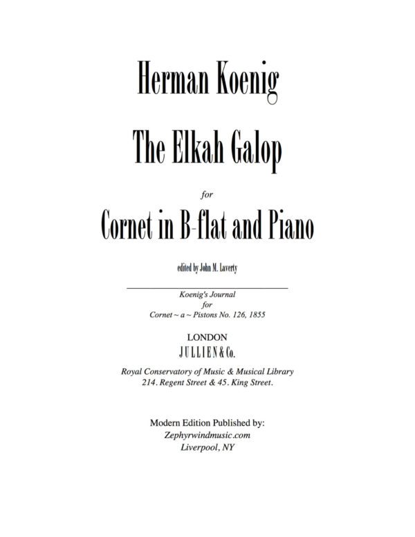 The Elkah Galop