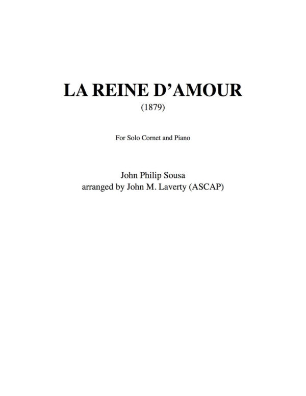 Sousa, La Reine Cornet and Piano-1