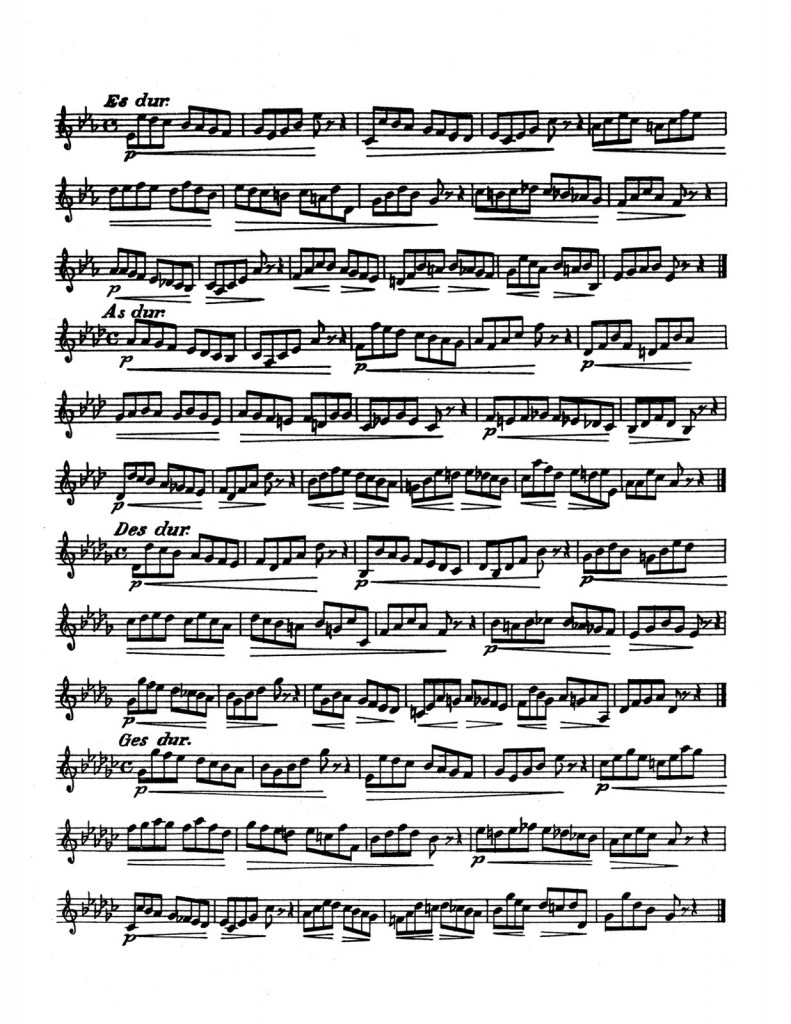 Blume, 36 Etudes for Trumpet 3