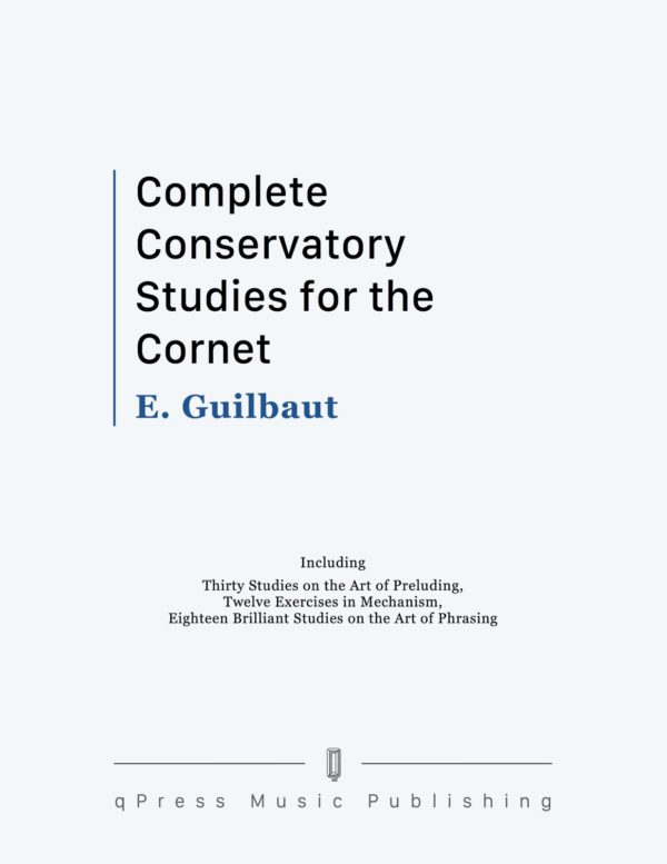 Guilbaut, Complete Conservatory Studies for the Cornet-p01