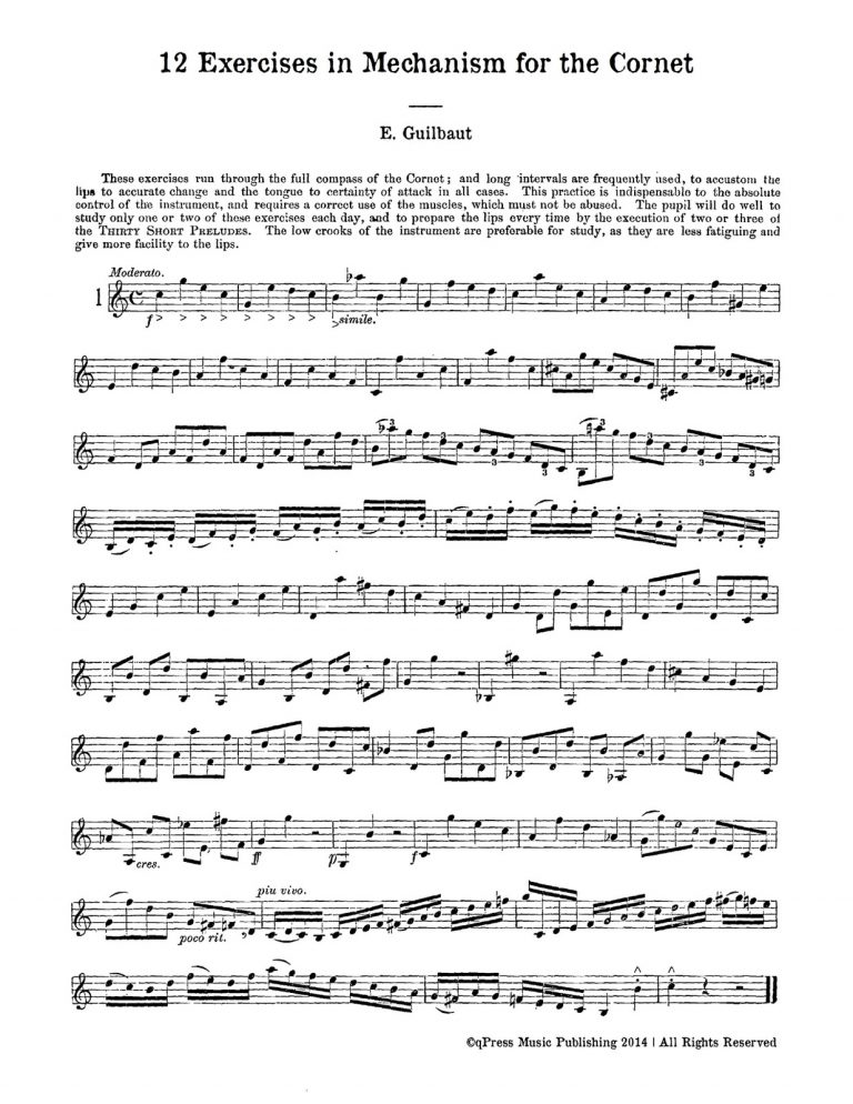 Guilbaut, Complete Conservatory Studies for the Cornet-p18