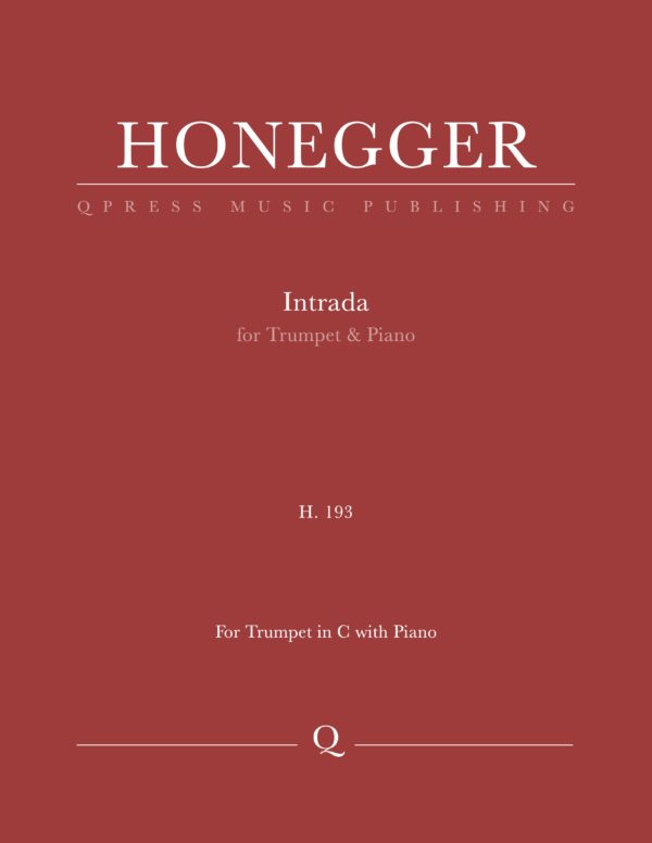 Honegger, Intrada (Trumpet in C & Piano)-p01