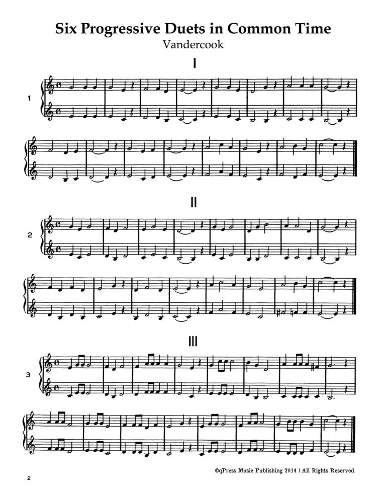 Vandercook, Progressive Duets for Trumpet-p02