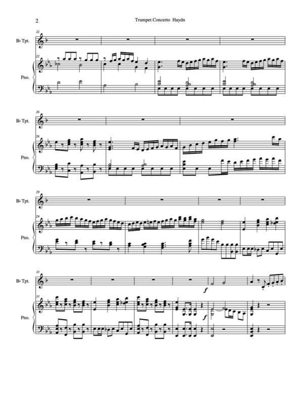 Haydn, Trumpet Concerto in Eb-p14