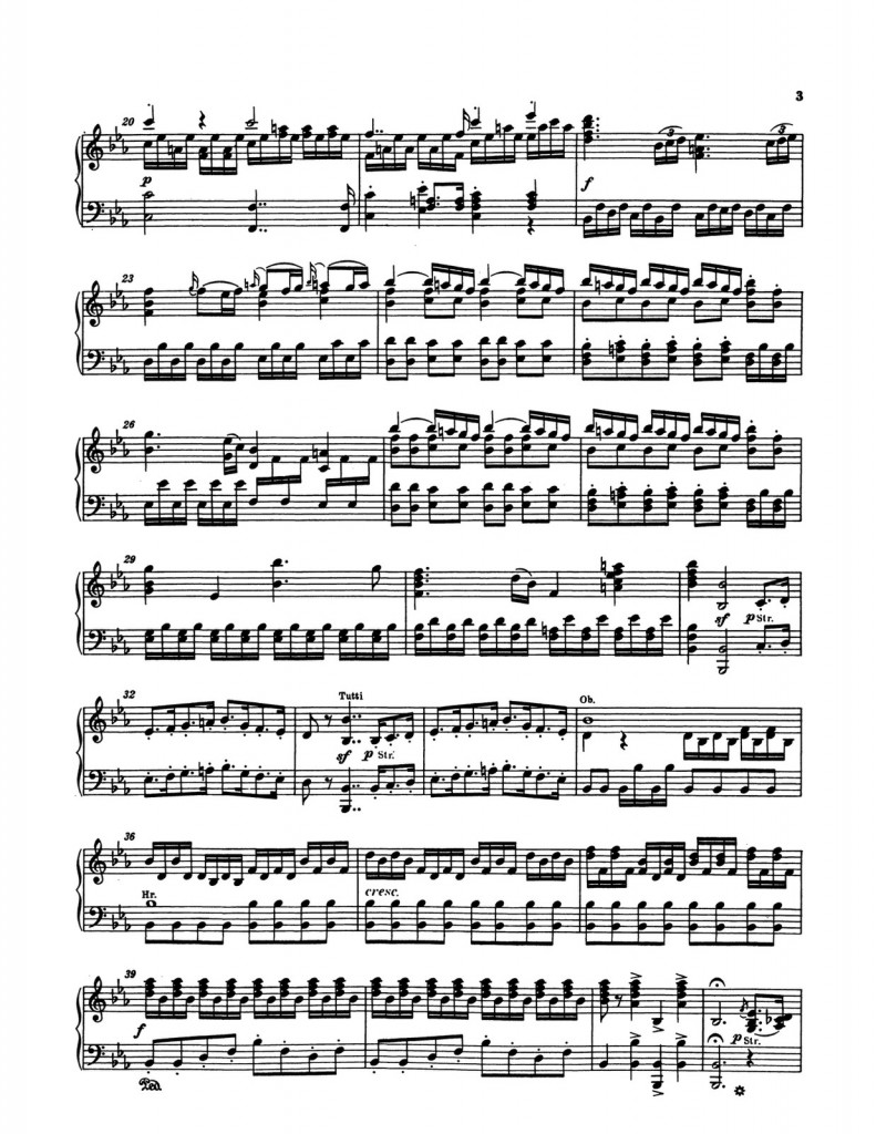 Hummel, Concerto for Trumpet in Eb 3