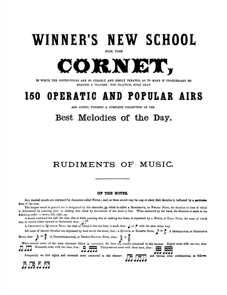 Winners, New School for the Cornet Letter 2