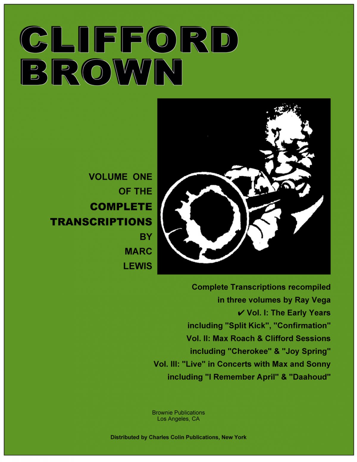 Brown, Clifford Complete Transcriptions Volume 1
