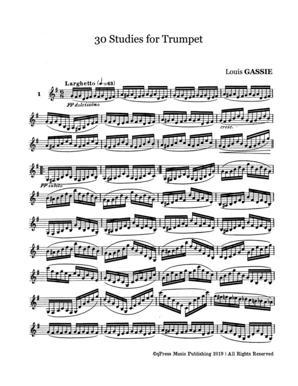 Gassie, Louis 30 Studies for Trumpet-p03