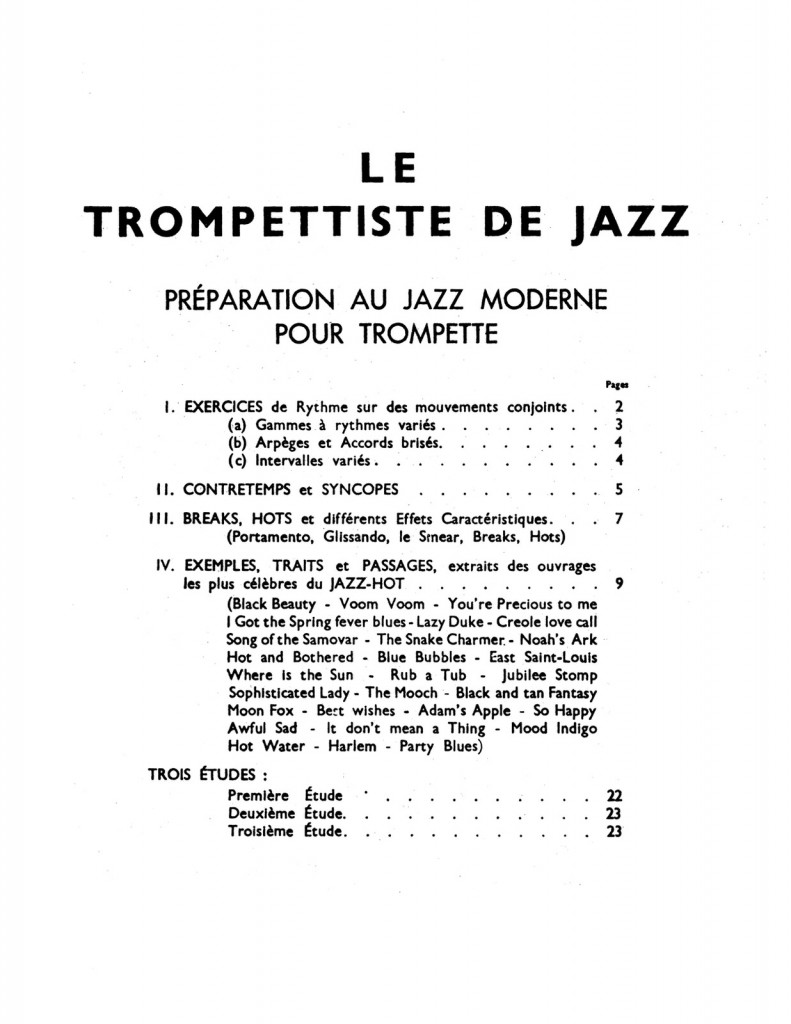 Le trompettiste de Jazz
