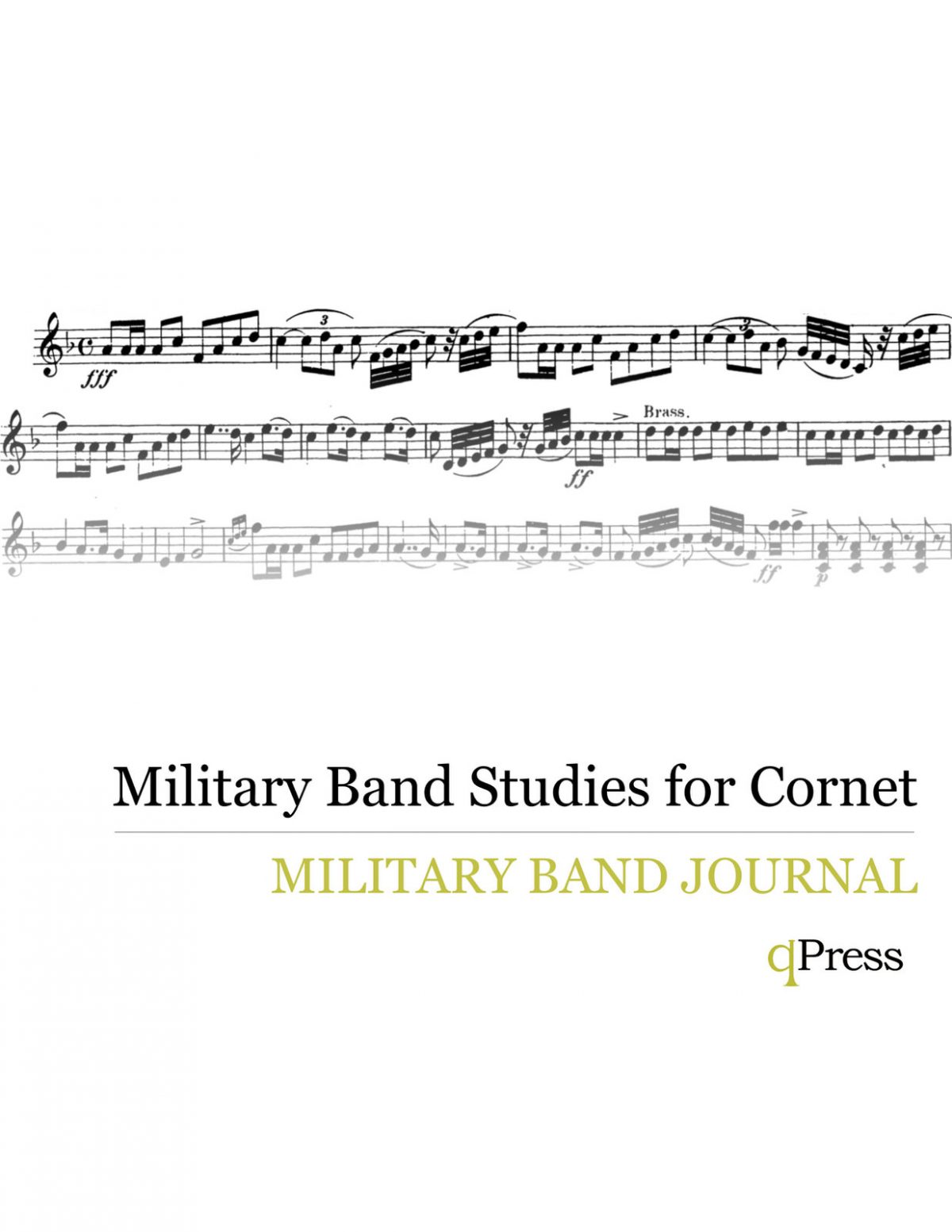 Military Band Studies for Cornet