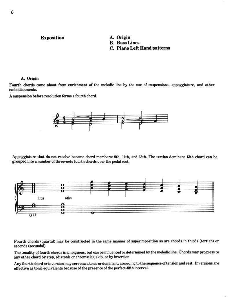 Sandole, Fourth Chords & Scales 3