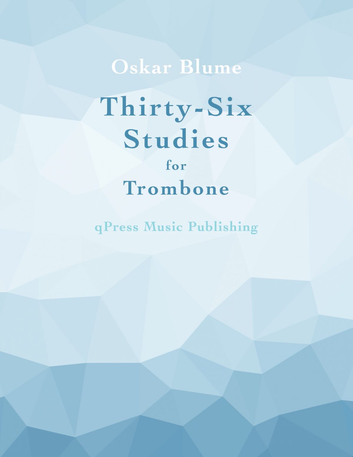 Blume, 36 Studies for Trombone-p01