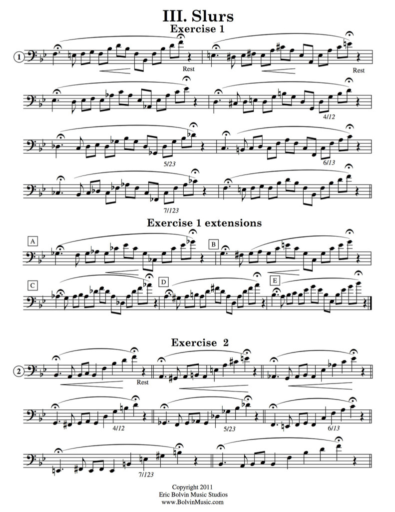 Bolvin, The Progresive Warm Up trombone 4