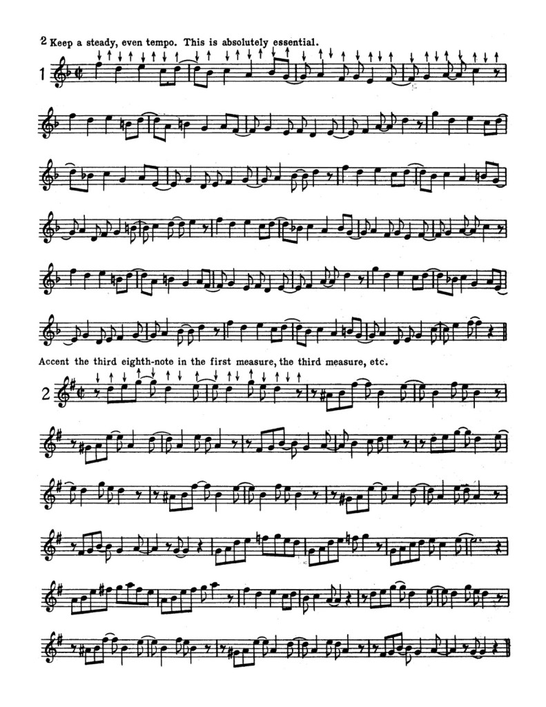 Dunham, Swing Rhythms for trumpet 2