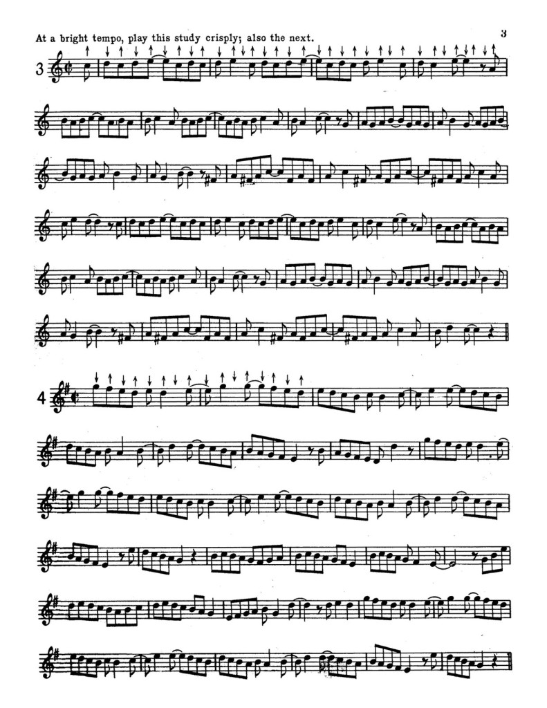 Dunham, Swing Rhythms for trumpet 3