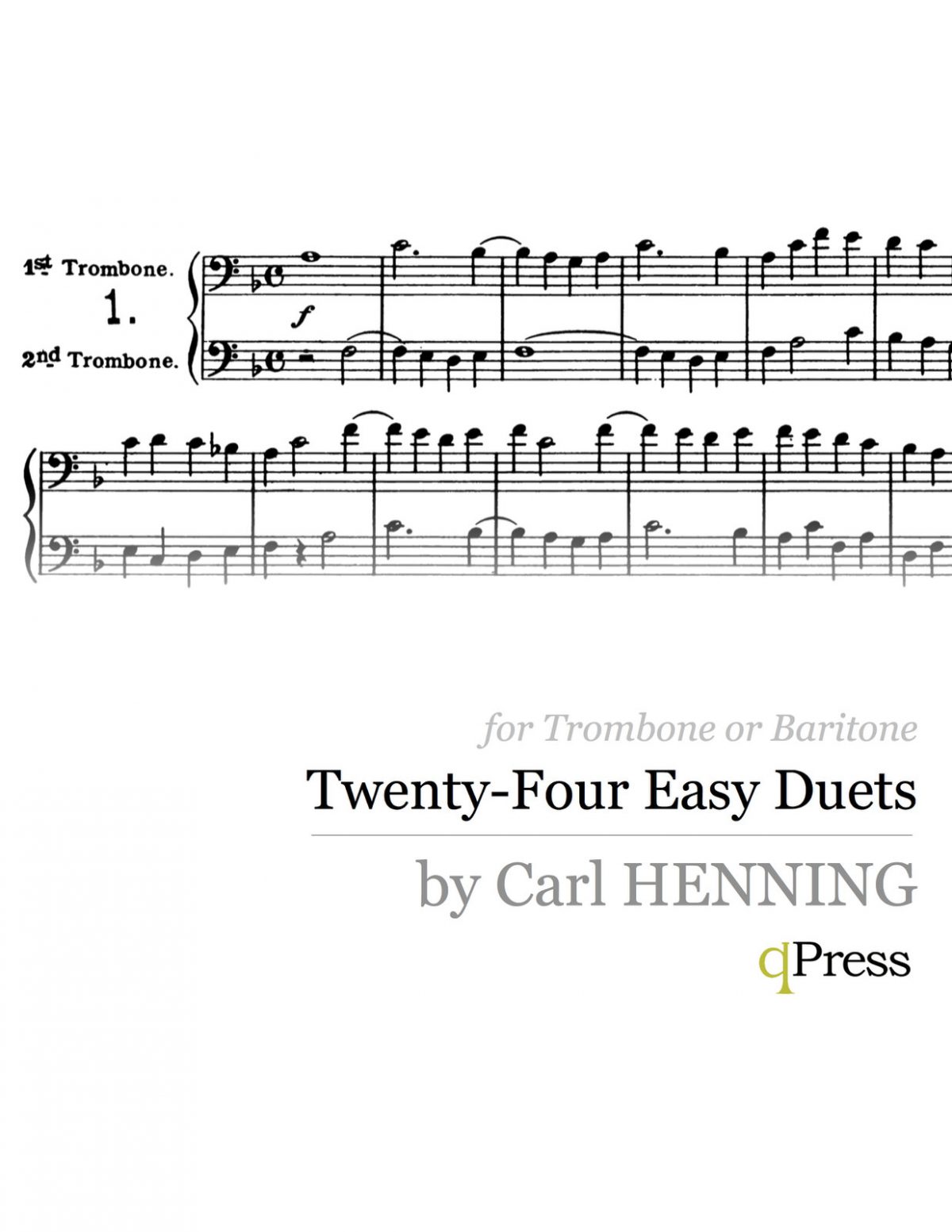 Henning, 24 Easy Duets for Trombone or Baritone