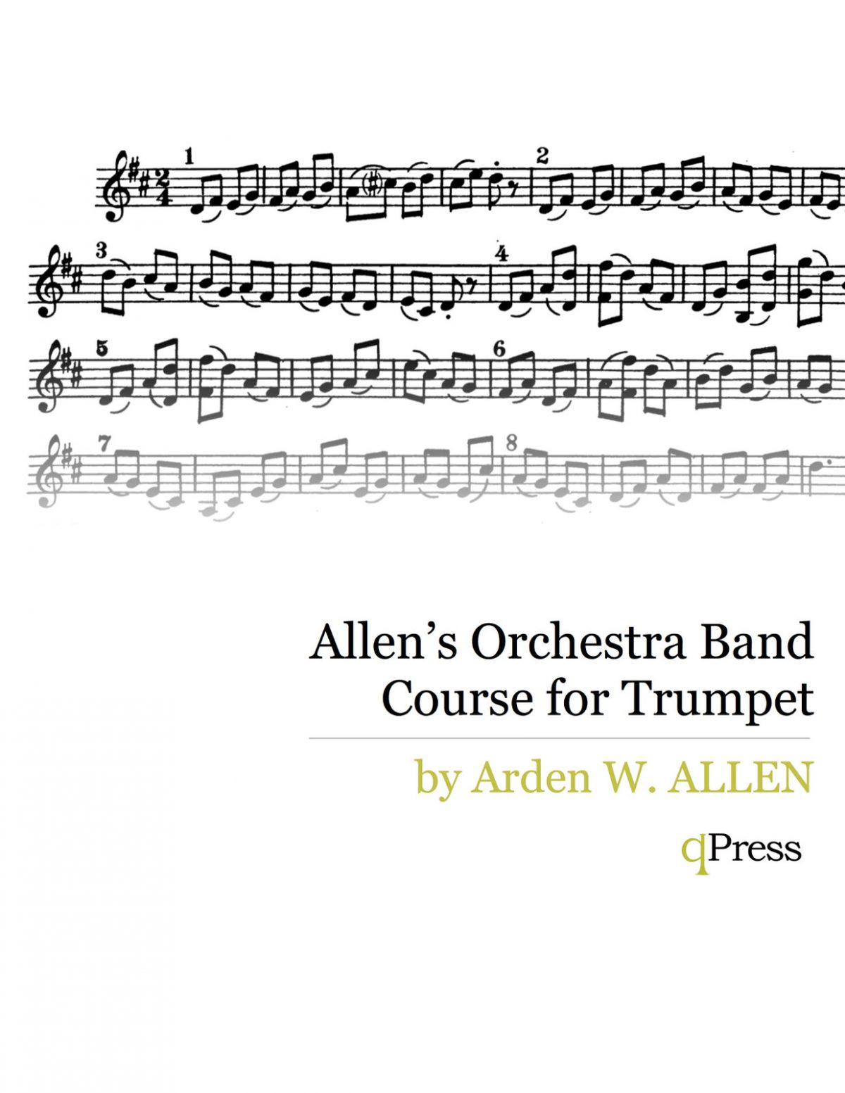 Allen, Arden, Allen's Orchestra Band Class Course for Trumpet