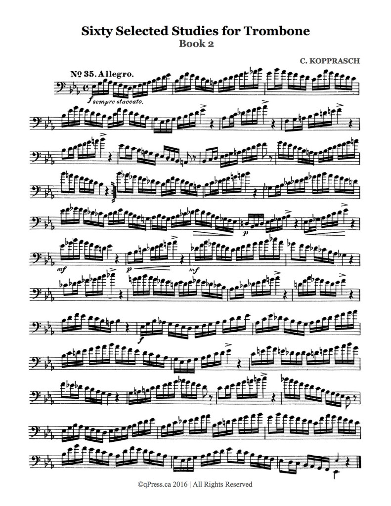 60 Selected Studies for Trombone