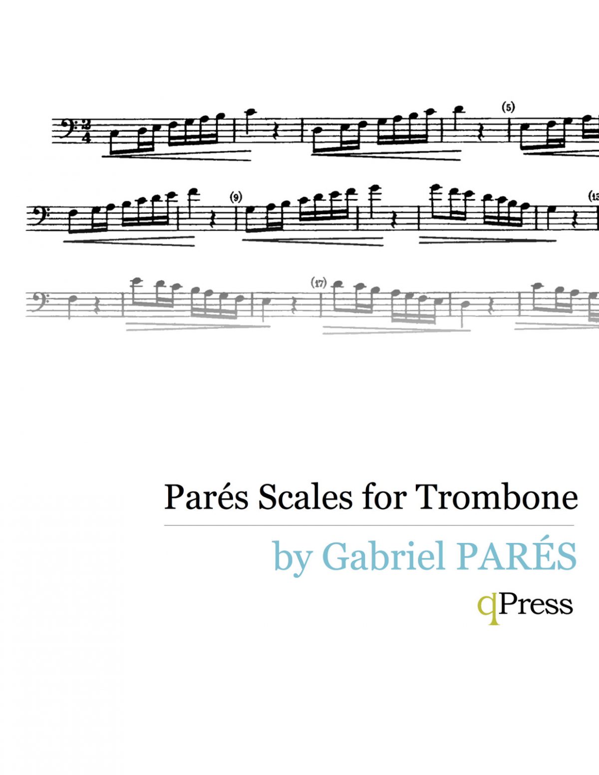Pares, Scales for Trombone