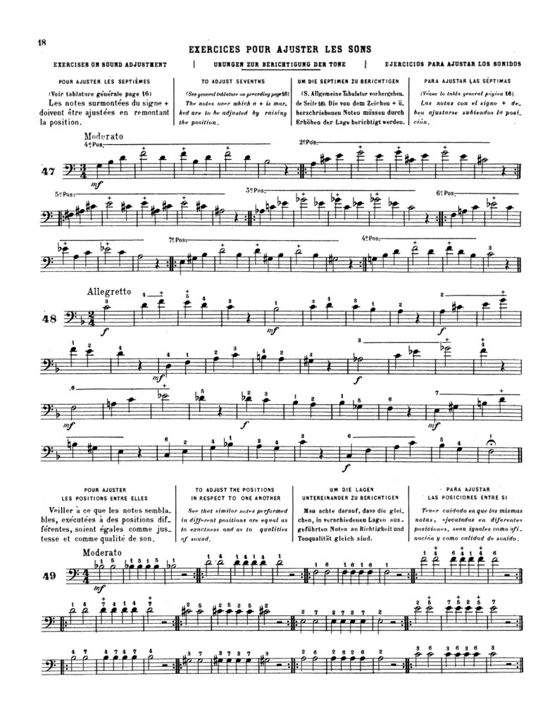 Lafosse, Andre, Complete Method of Slide Trombone 5