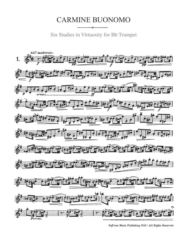 Buonomo, Six Studies in Virtuosity 2