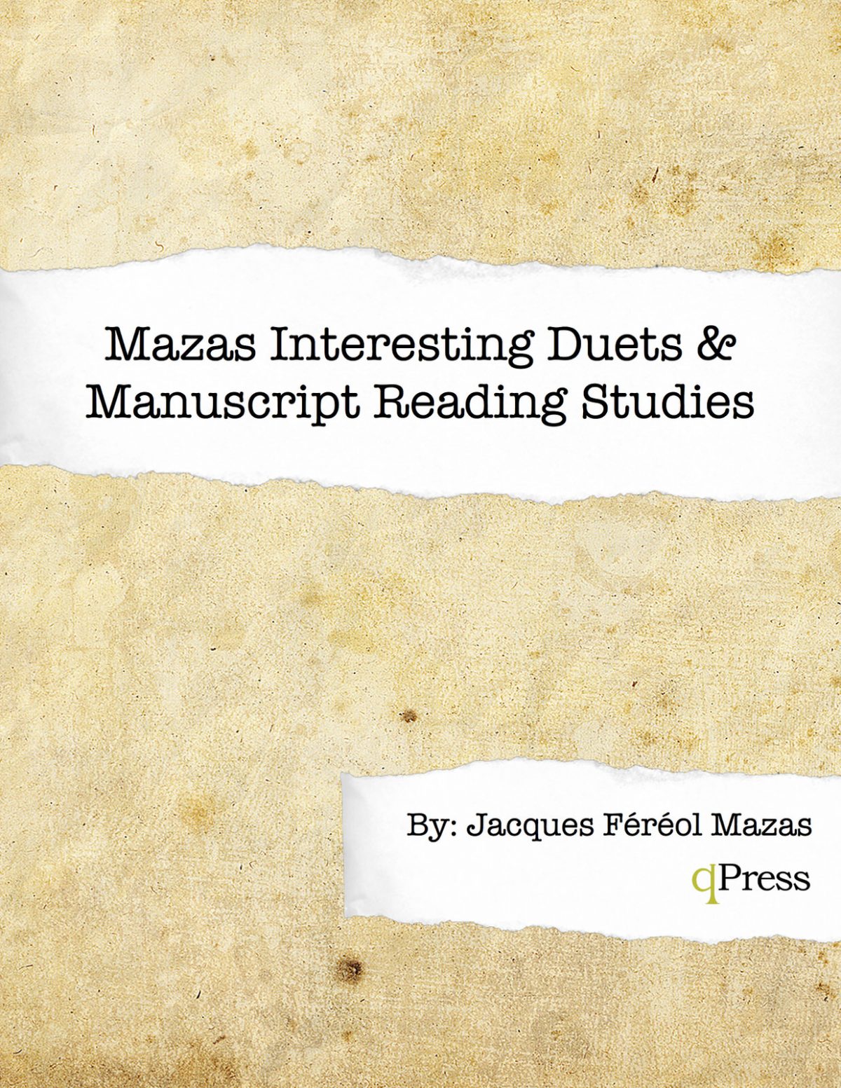 Mazas, Maza's Interesting Duets and Manuscript Reading Studies