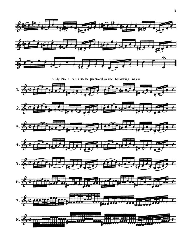 Werner, Fritz, 40 Studies for Trumpet 3