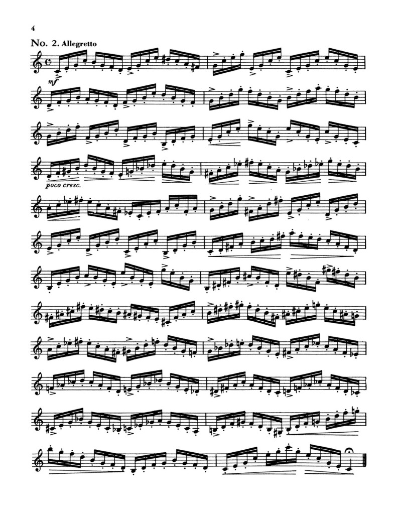 Werner, Fritz, 40 Studies for Trumpet 4