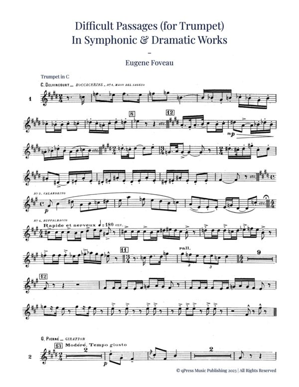 Foveau, Difficult Passages (Trumpet)-p04