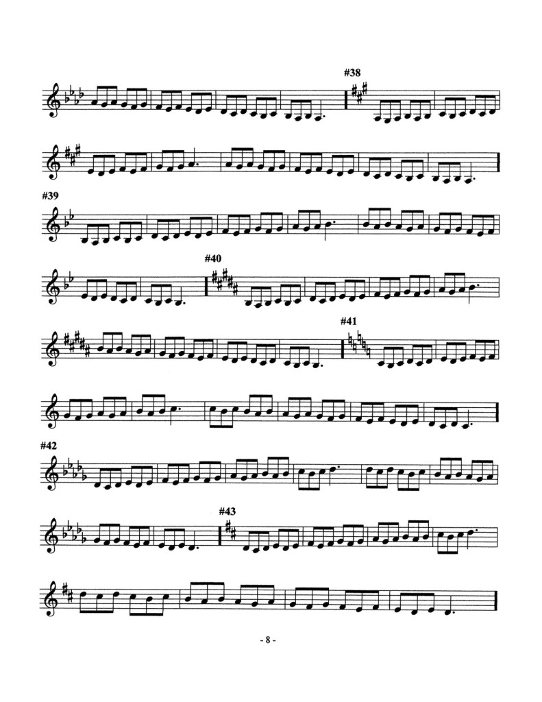 Ponzo, Scale Pattern Dexterity Exercises for Trumpet 3