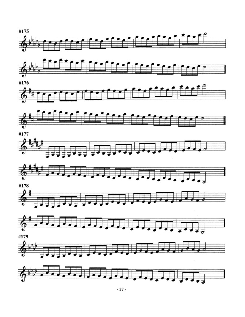 Ponzo, Scale Pattern Dexterity Exercises for Trumpet 4