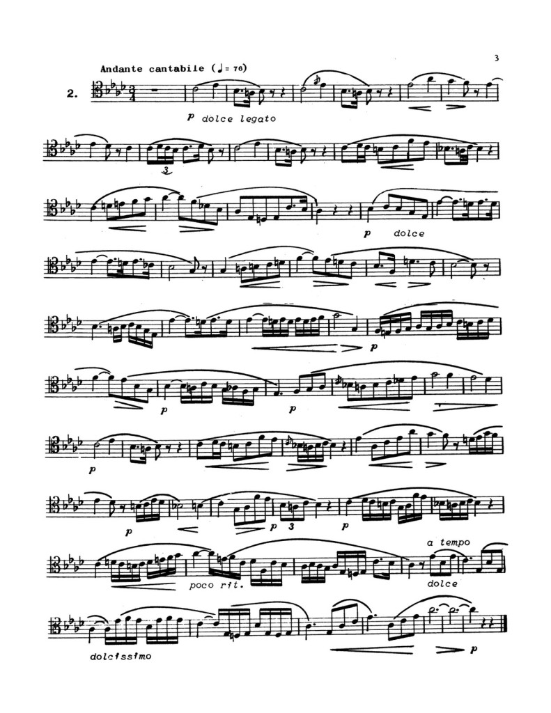 Concone, 15 Vocalises, Op.12 Trombone 3